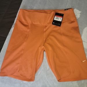 Burnt Orange Nike Biker Shorts